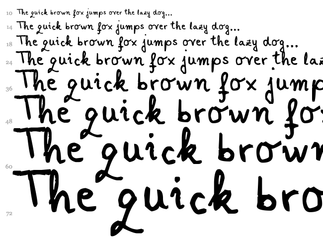 Perpetua Evenity font waterfall